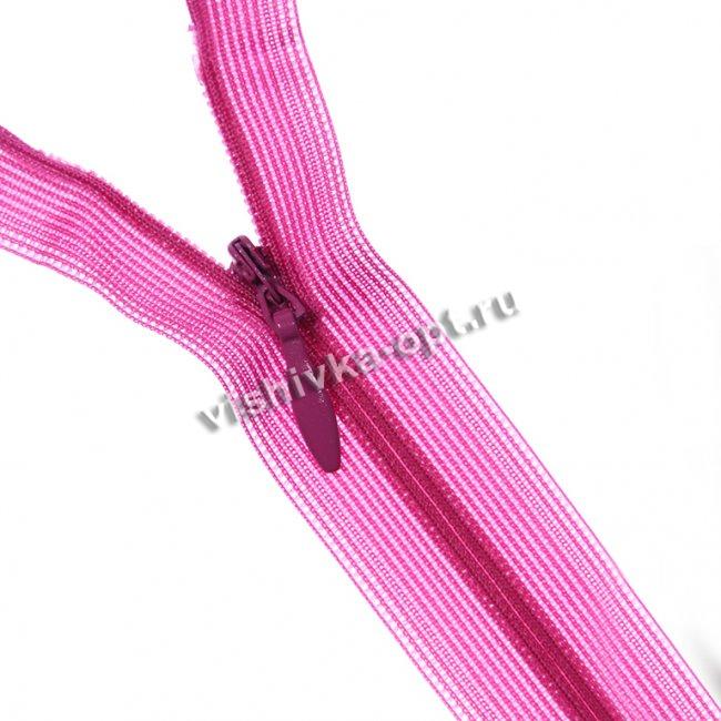 Молния потайная тип 3 неразъемная 10см (10шт) цвет:513-розовый