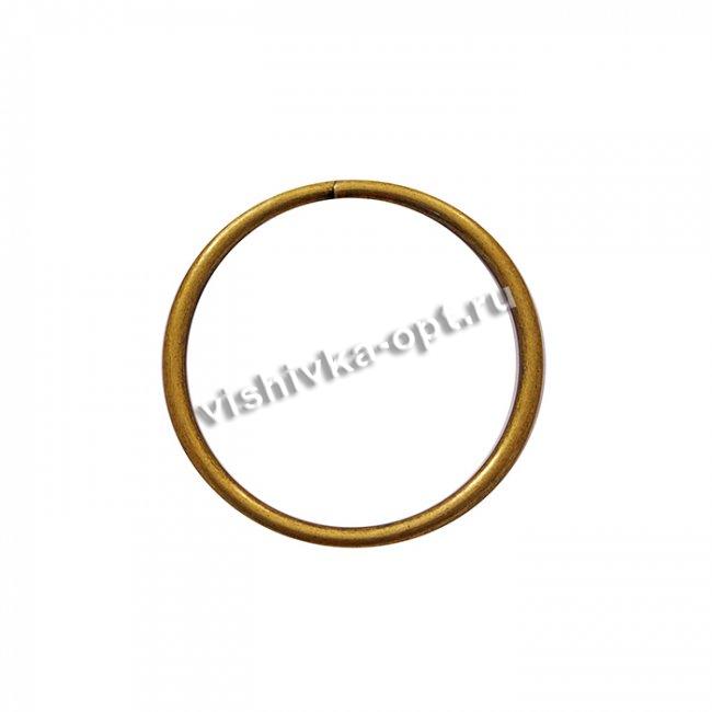 Кольцо металл №8072 разъемное 20/24мм (1000шт) цвет:оксид