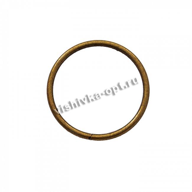 Кольцо металл №8071 сварное 35/41мм (10шт) цвет:оксид