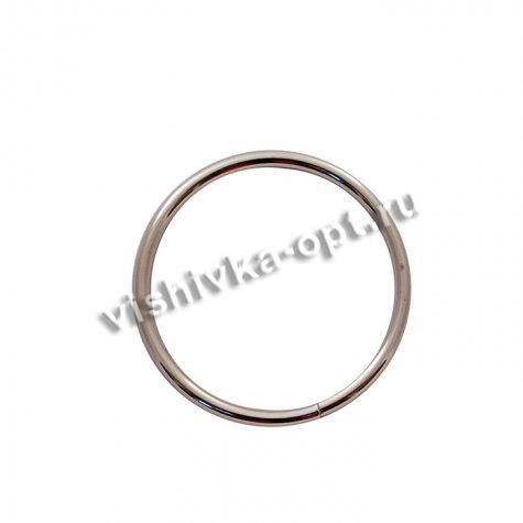 Кольцо металл №8072 разьемное 40/46мм (10шт) цвет:оксид