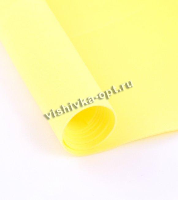 Фоамиран в рулоне 0,7-1мм (50*60см) цвет:503-желтый